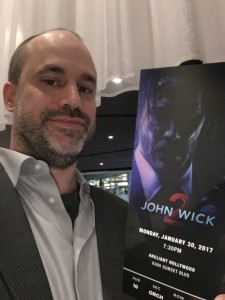 John Wick - Chapter 2 Premiere ticket in hand!